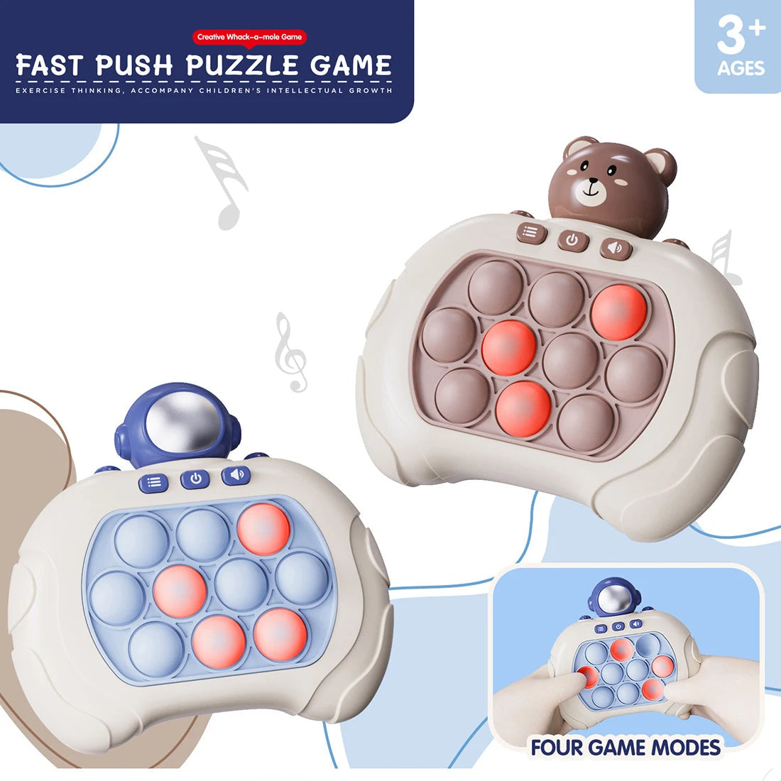 Pop It Game Spielzeug Anti-Stress für Erwachsene & Kinder